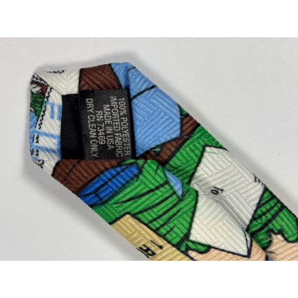 Vintage 1997 Looney Tunes Bugs Bunny Tie Stamp Collection ACME - Picture 5 of 5